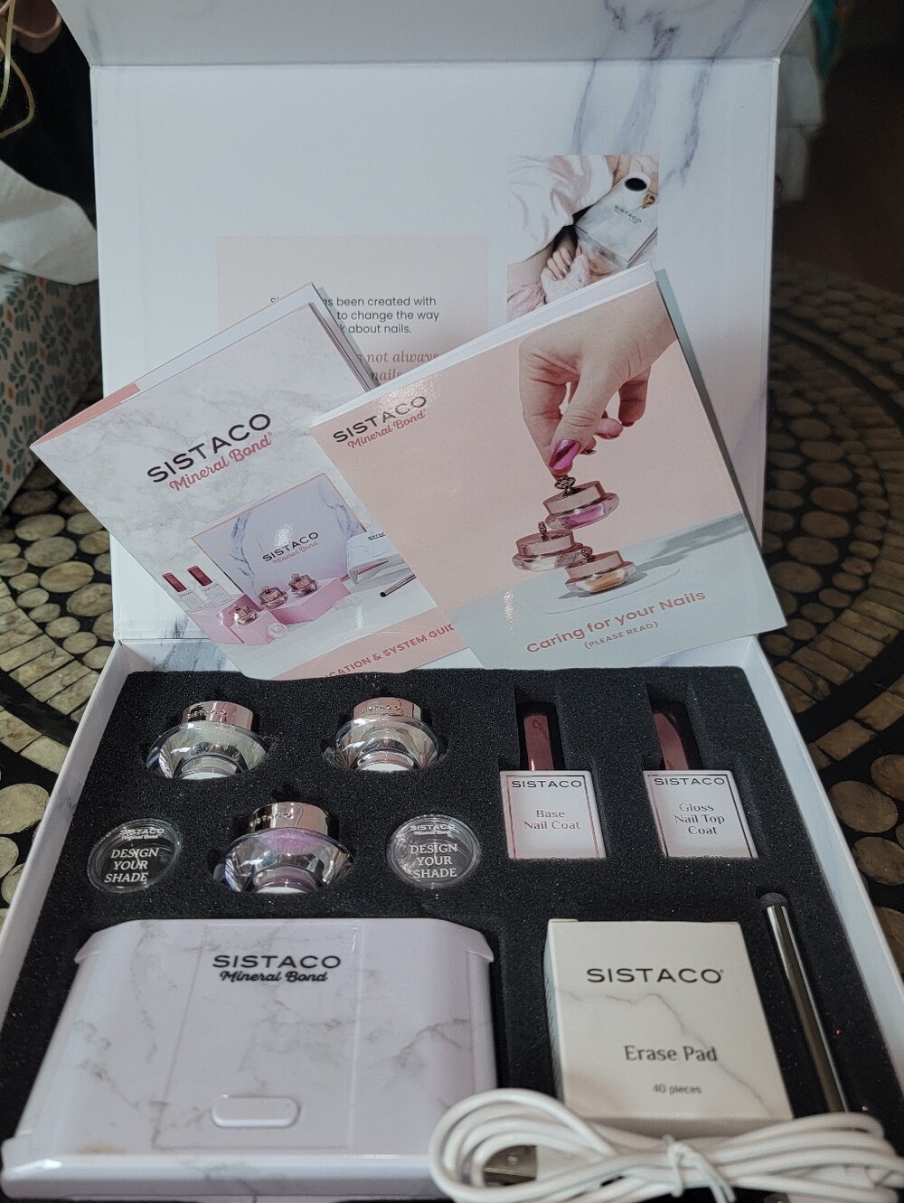 Sistaco Mineral Bond Nail Kit  🤍💅🏼🩷